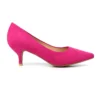LUNAR Abby Fuchsia Kitten Heel Court Shoe -Slipper Supply Store abby fuchsia kitten heel court shoe p7302 418896 image