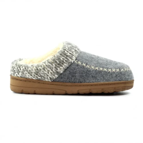 LUNAR Albany Grey Boxed Slipper