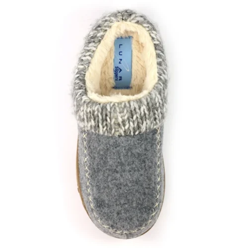 LUNAR Albany Grey Boxed Slipper -Slipper Supply Store albany grey boxed slipper p7754 446823 image