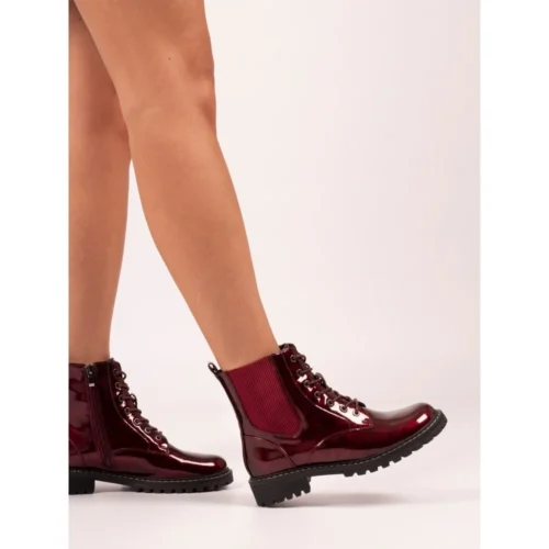 LUNAR Alexis Burgundy Ankle Boot -Slipper Supply Store alexis burgundy ankle boot p7765 447421 image