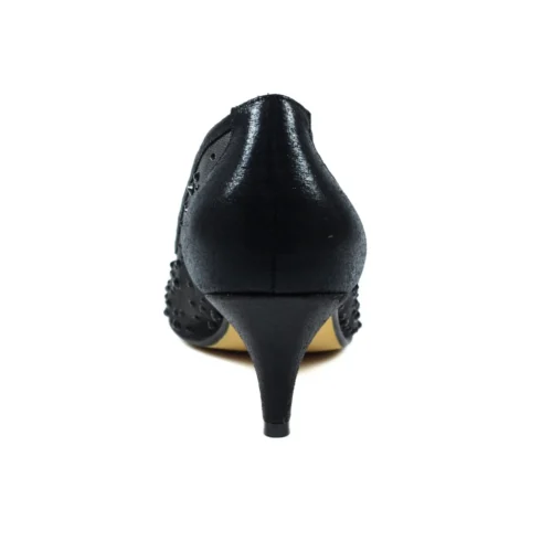 LUNAR Alisha Black Gemstone Kitten Heel -Slipper Supply Store alisha black gemstone kitten heel p6689 381514 image