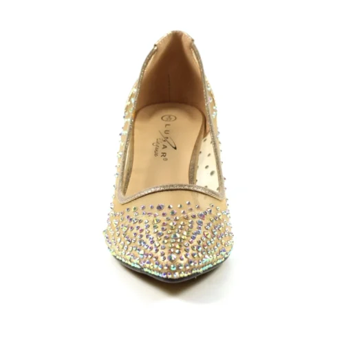 LUNAR Alisha Gold Gemstone Kitten Heel -Slipper Supply Store alisha gold gemstone kitten heel p6692 381634 image