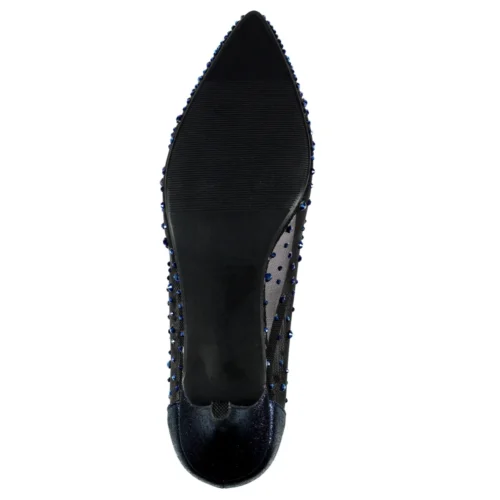 LUNAR Alisha Navy Gemstone Kitten Heel -Slipper Supply Store alisha navy gemstone kitten heel p6690 381568 image