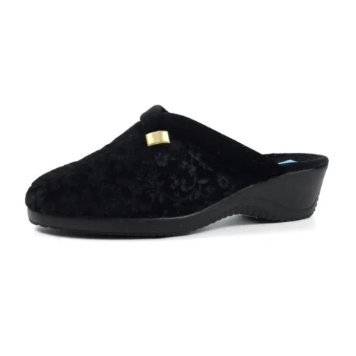 LUNAR Amaretto Black Mule Slipper -Slipper Supply Store amaretto black mule slipper p6856 389475 image