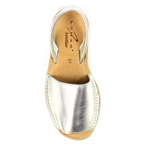 LUNAR Ameera Silver Leather Sandal -Slipper Supply Store ameera silver leather sandal p7311 419466 image