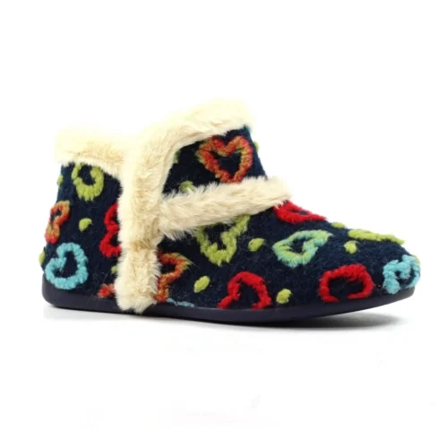 LUNAR Angel Navy Boot Slipper -Slipper Supply Store angel navy boot slipper p7521 433029 image