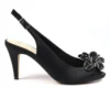LUNAR Ankara Black Peep Toe Slingback -Slipper Supply Store ankara black peep toe slingback p5327 319657 image