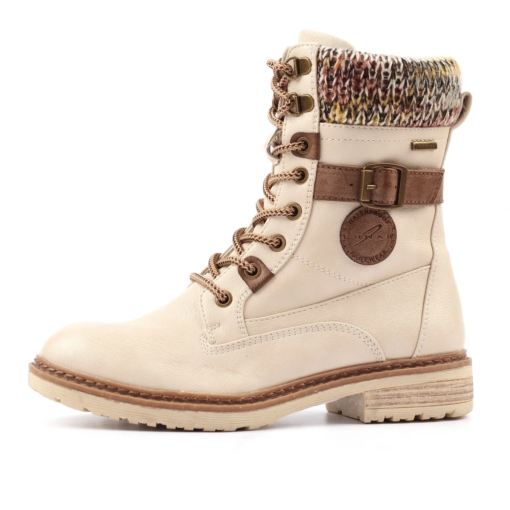 LUNAR Annabelle Cream Waterproof Boot 5 LUNAR Annabelle Cream Waterproof Boot - Image 5