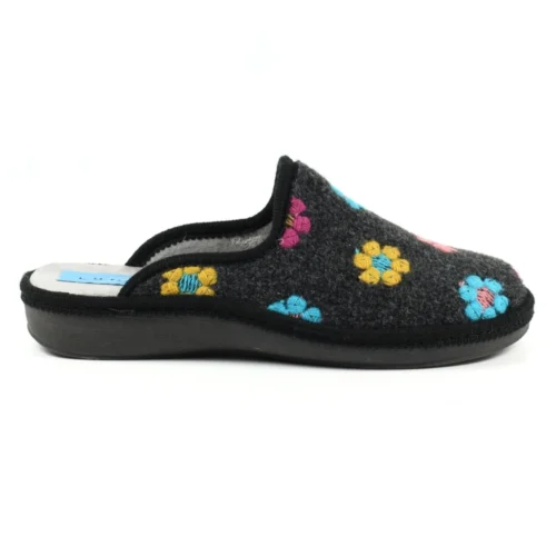 LUNAR Anther Black Mule Slipper