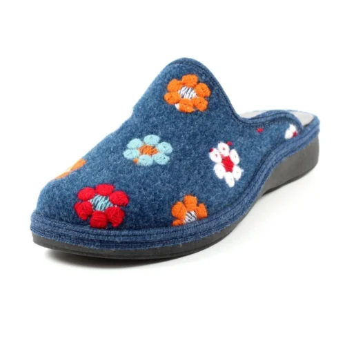 LUNAR Anther Blue Mule Slipper -Slipper Supply Store anther blue mule slipper p5991 360700 image
