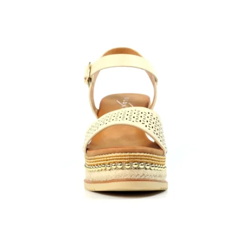 LUNAR Anya Beige Wedge Sandal -Slipper Supply Store anya beige wedge sandal p7418 425467 image