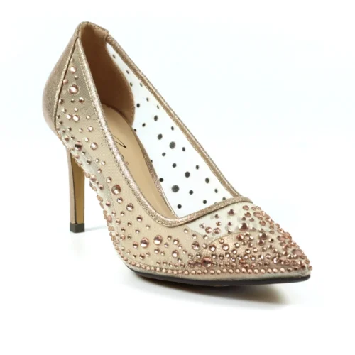 Slipper Supply Store -Slipper Supply Store argo rose gold mesh court p6682 381401 image