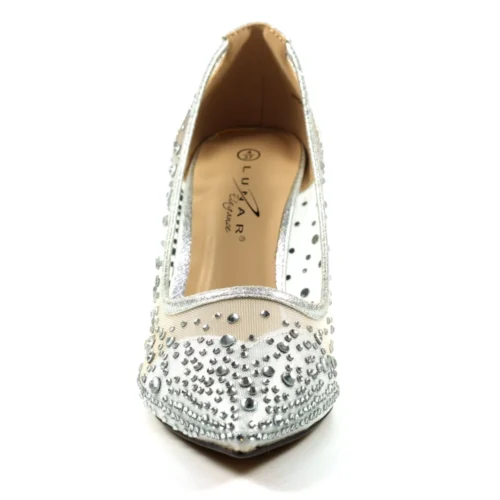 LUNAR Argo Silver Mesh Court 12 LUNAR Argo Silver Mesh Court -Slipper Supply Store argo silver mesh court p6683 381461 image