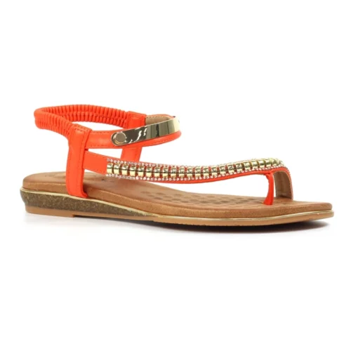 LUNAR Asia II Orange Sandal -Slipper Supply Store asia ii orange sandal p7107 406615 image