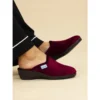 LUNAR Audrey Burgundy Mule Slipper -Slipper Supply Store audrey burgundy mule slipper p6805 392443 image