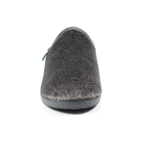 LUNAR Audrey Grey Mule Slipper 8 LUNAR Audrey Grey Mule Slipper -Slipper Supply Store audrey grey mule slipper p6806 386945 image