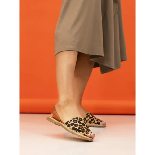 LUNAR Azura Leopard Print Leather Sandal -Slipper Supply Store azura leopard print leather sandal p7306 419166 image