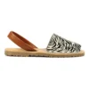 LUNAR Azura Zebra Print Leather Sandal 16 LUNAR Azura Zebra Print Leather Sandal -Slipper Supply Store azura zebra print leather sandal p7308 419250 image