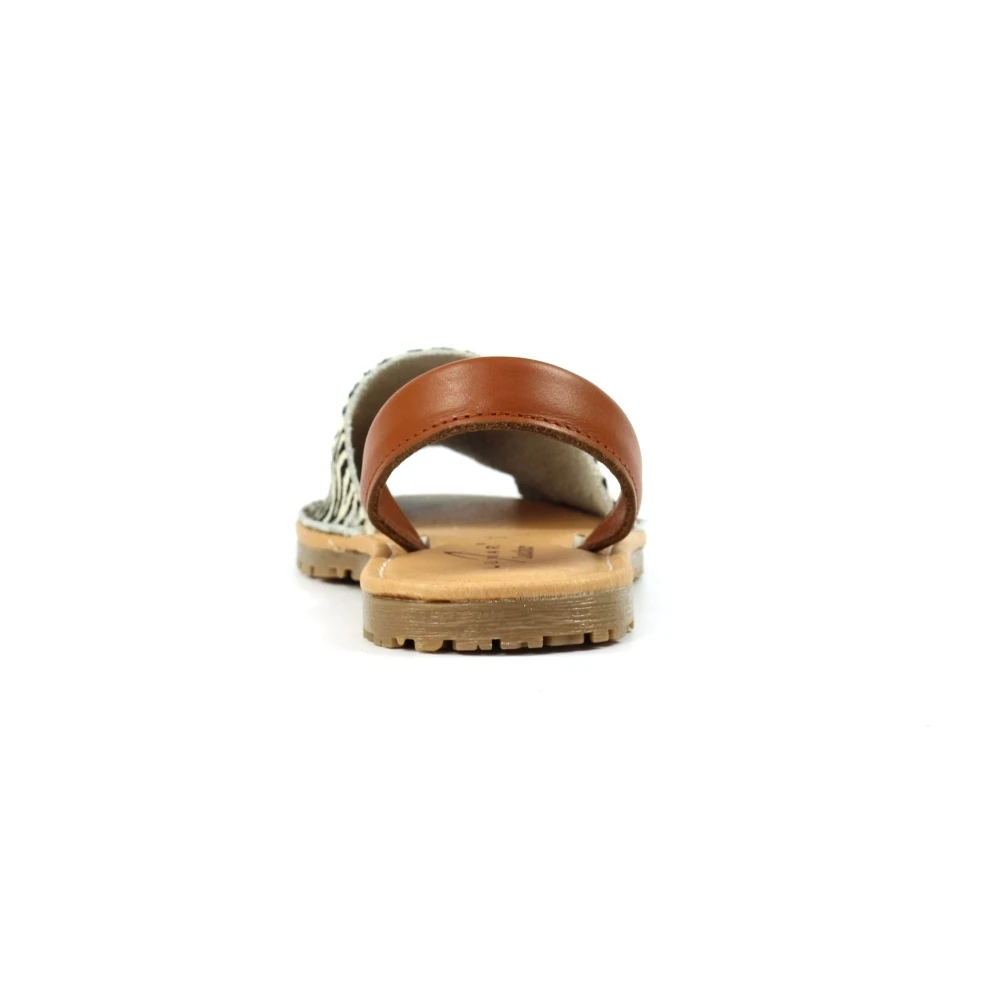 LUNAR Azura Zebra Print Leather Sandal 7 LUNAR Azura Zebra Print Leather Sandal - Image 7