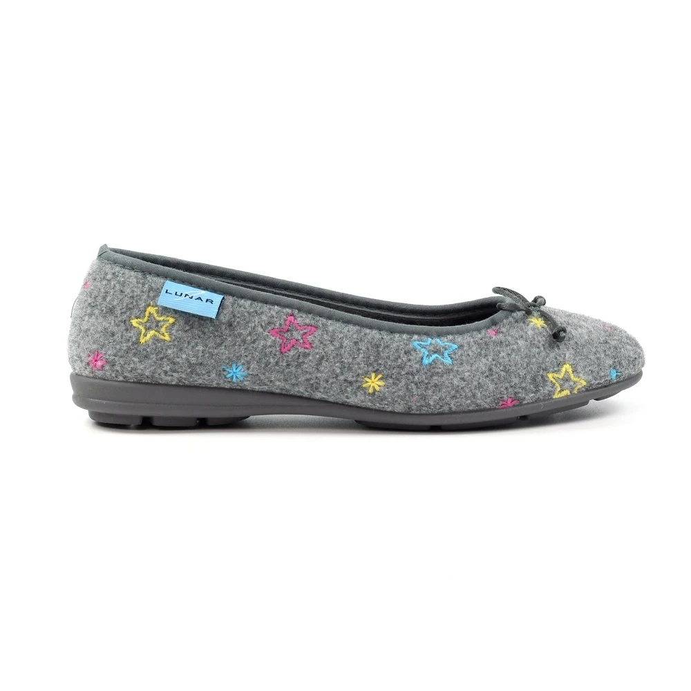LUNAR Berry Grey Pump Slipper 1 LUNAR Berry Grey Pump Slipper