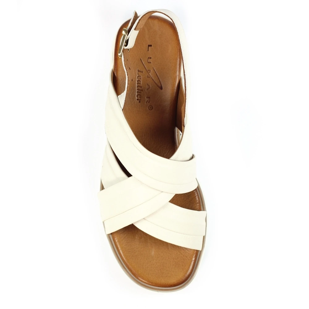 LUNAR Bethany Beige Leather Sandal 8 LUNAR Bethany Beige Leather Sandal - Image 8