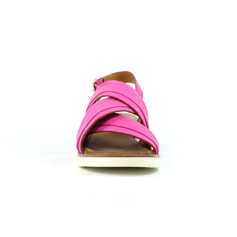LUNAR Bethany Fuchsia Leather Sandal 6 LUNAR Bethany Fuchsia Leather Sandal - Image 6
