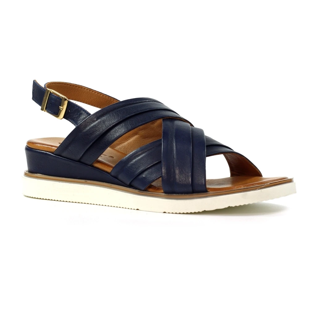 LUNAR Bethany Navy Leather Sandal 3 LUNAR Bethany Navy Leather Sandal - Image 3