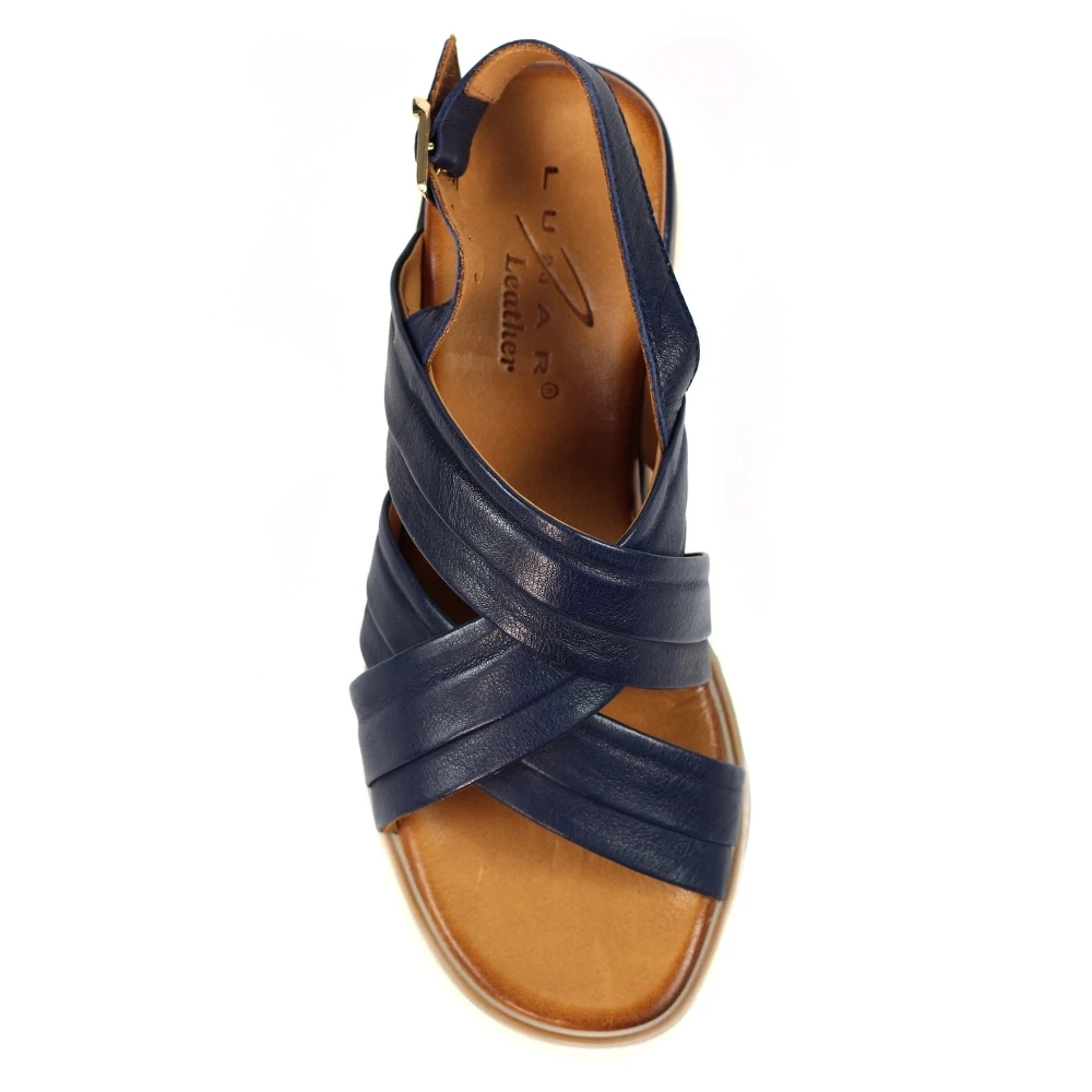 LUNAR Bethany Navy Leather Sandal 8 LUNAR Bethany Navy Leather Sandal - Image 8