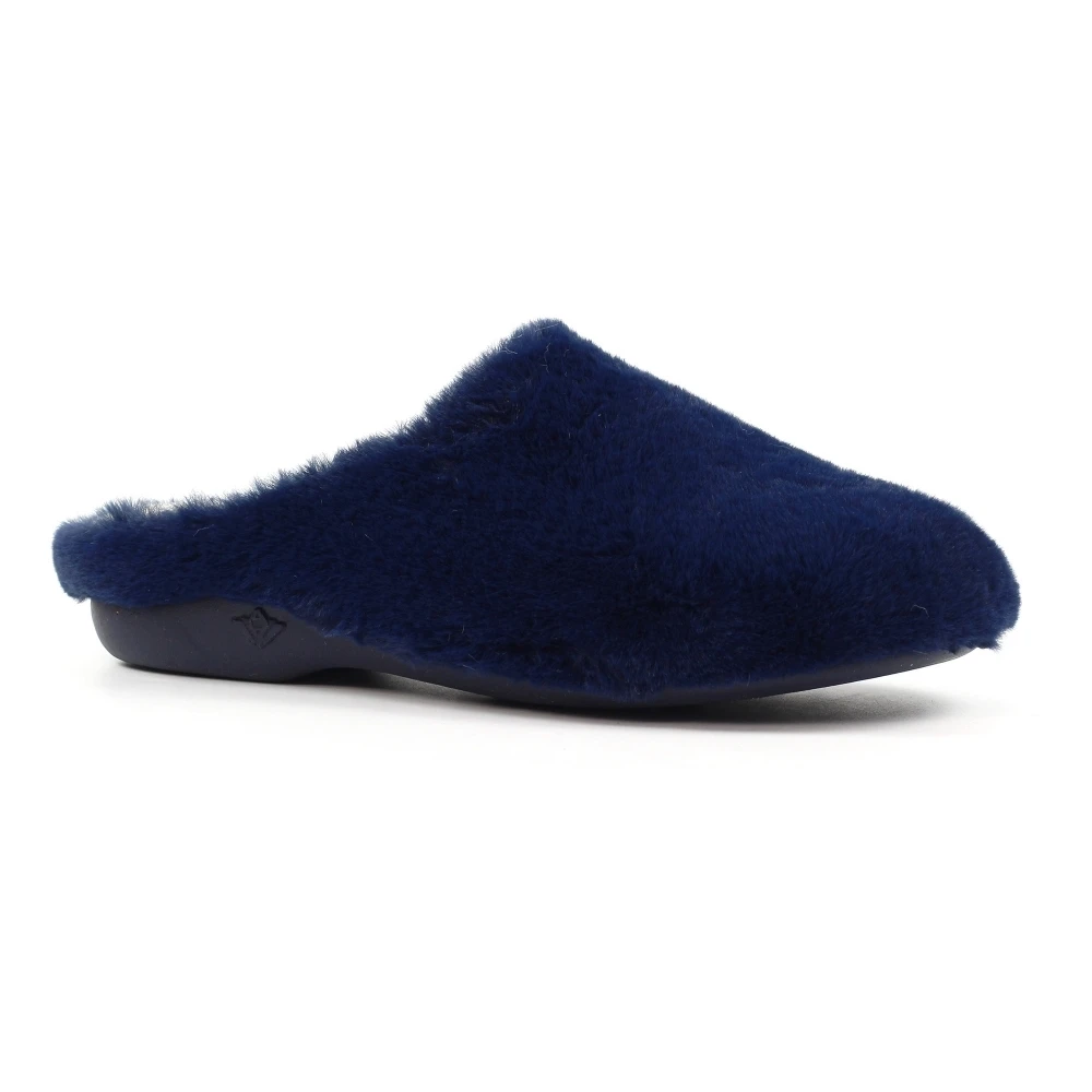 LUNAR Blair Navy Mule Slipper 3 LUNAR Blair Navy Mule Slipper - Image 3