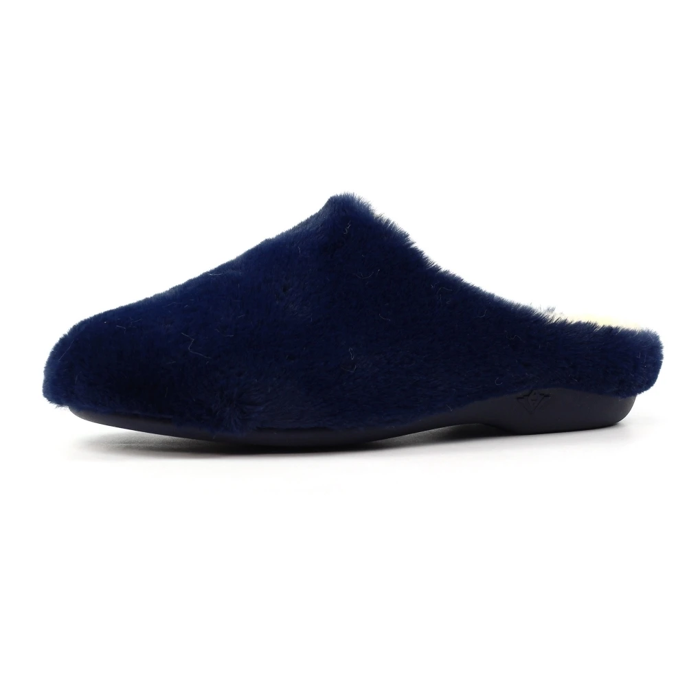 LUNAR Blair Navy Mule Slipper 4 LUNAR Blair Navy Mule Slipper - Image 4