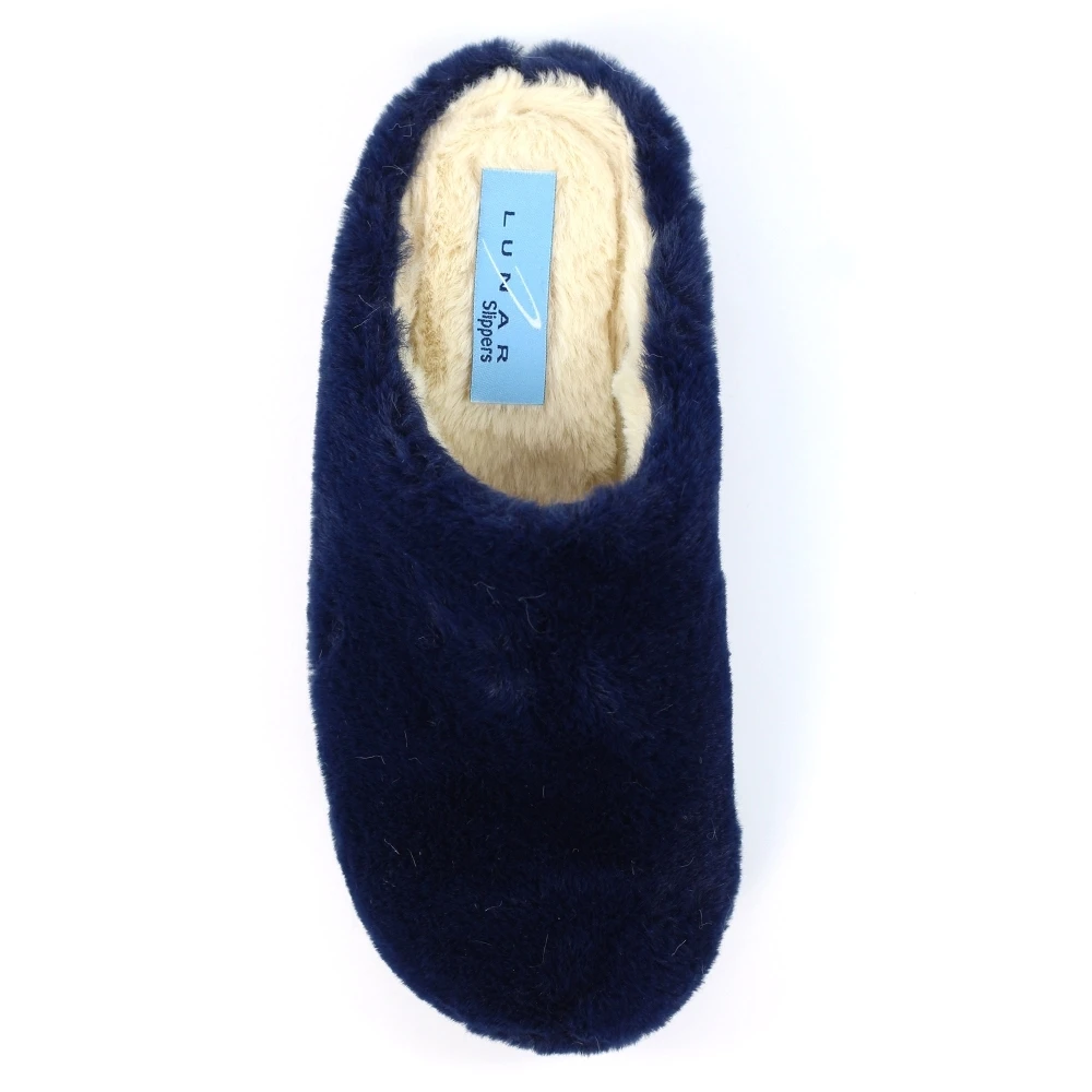 LUNAR Blair Navy Mule Slipper 8 LUNAR Blair Navy Mule Slipper - Image 8