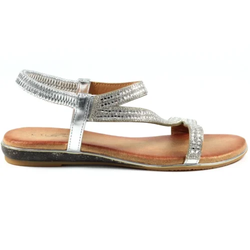 LUNAR Blaise II Silver Sandal