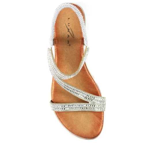 LUNAR Blaise II Silver Sandal -Slipper Supply Store blaise ii silver sandal p5180 402976 image