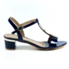 LUNAR Blaze Navy Patent Sandal