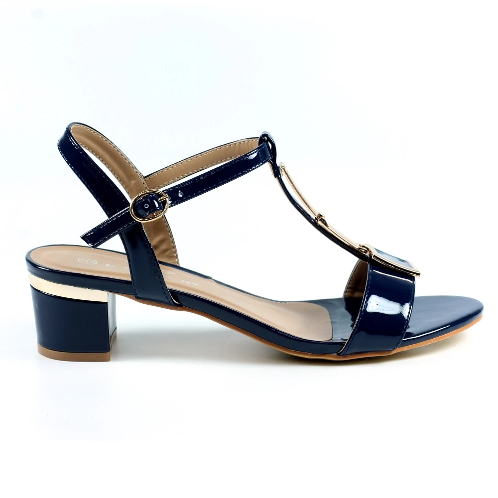 LUNAR Blaze Navy Patent Sandal 1 LUNAR Blaze Navy Patent Sandal