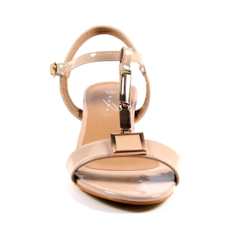LUNAR Blaze Nude Patent Sandal -Slipper Supply Store blaze nude patent sandal p5863 350837 image