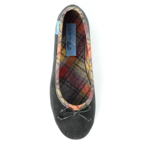 LUNAR Bow Grey Pump Slipper -Slipper Supply Store bow grey pump slipper p7529 432741 image