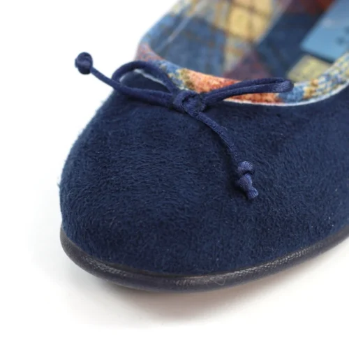 LUNAR Bow Navy Pump Slipper -Slipper Supply Store bow navy pump slipper p7528 432795 image