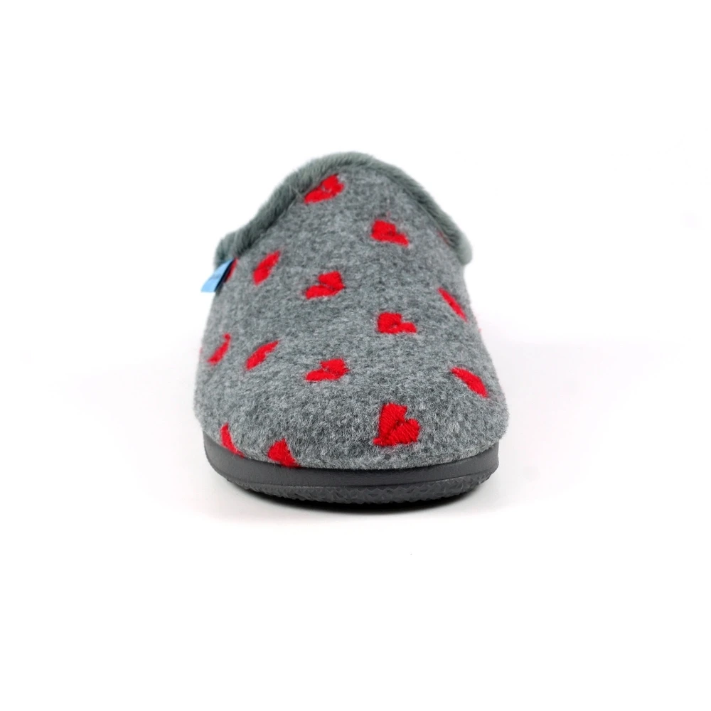 LUNAR Bruna Grey Mule Slipper 4 LUNAR Bruna Grey Mule Slipper - Image 4