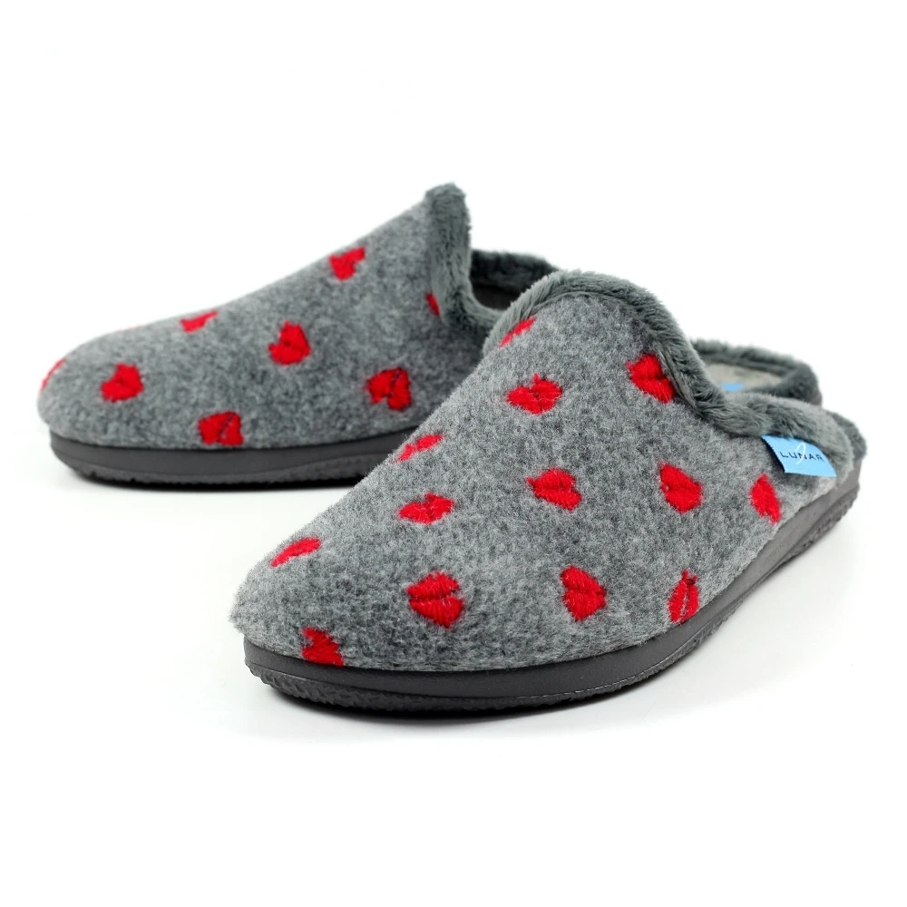 LUNAR Bruna Grey Mule Slipper 7 LUNAR Bruna Grey Mule Slipper - Image 7