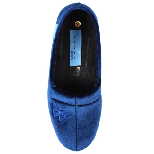 LUNAR Butterfly Blue Slipper 15 LUNAR Butterfly Blue Slipper -Slipper Supply Store butterfly blue slipper p6786 385834 image