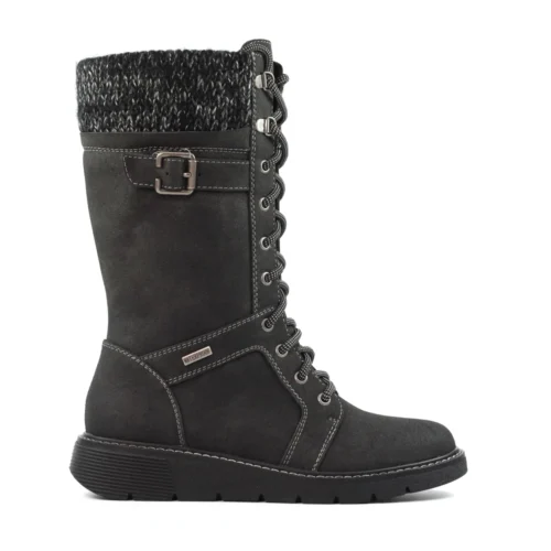 LUNAR Caesar Black Wide Fit Long Boot