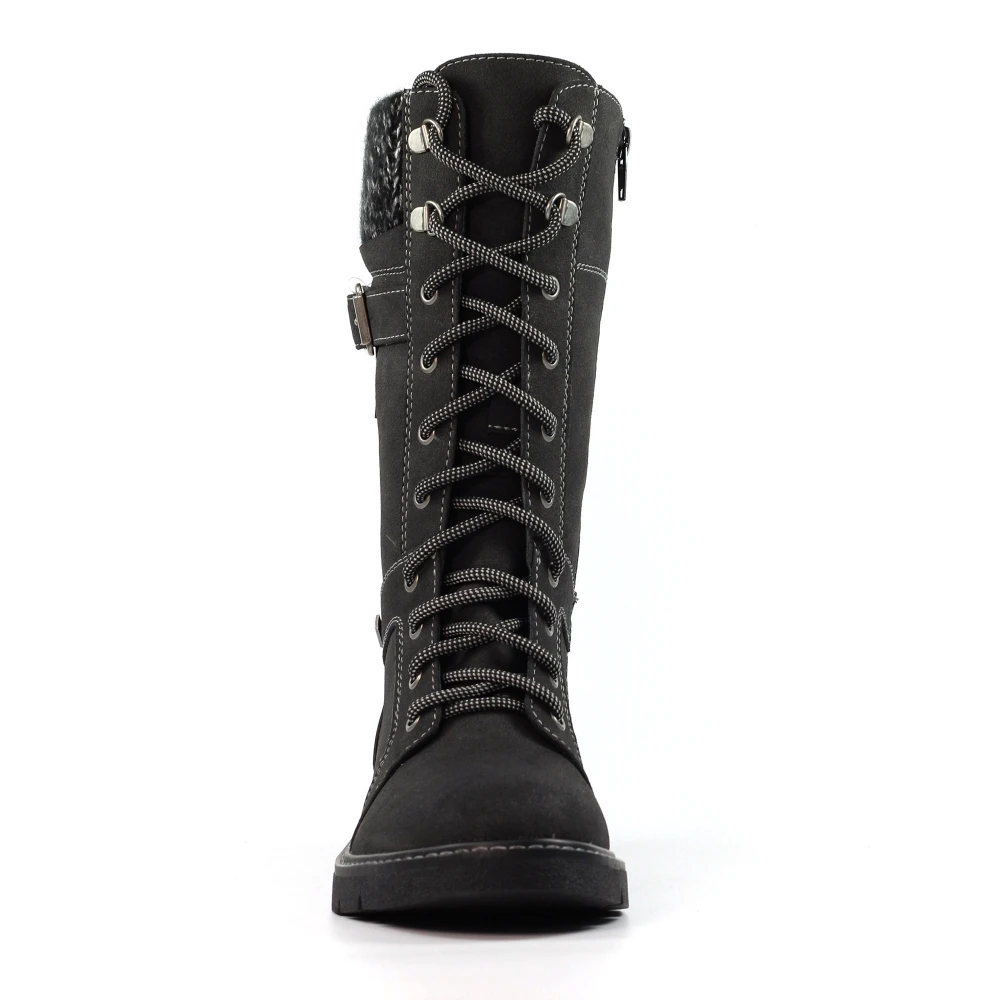 LUNAR Caesar Black Wide Fit Long Boot 3 LUNAR Caesar Black Wide Fit Long Boot - Image 3