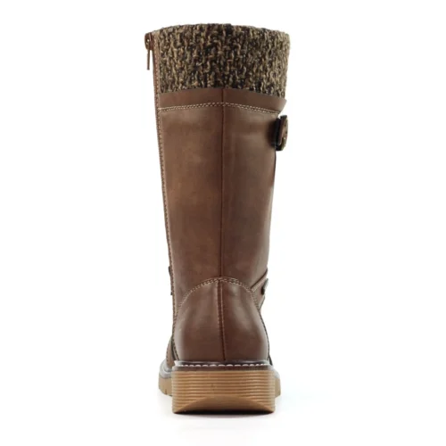 LUNAR Caesar Brown Wide Fit Long Boot -Slipper Supply Store caesar brown wide fit long boot p7657 441440 image