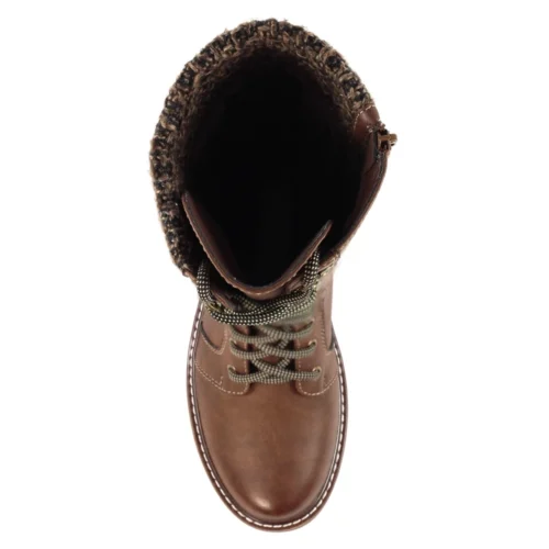 LUNAR Caesar Brown Wide Fit Long Boot -Slipper Supply Store caesar brown wide fit long boot p7657 441446 image