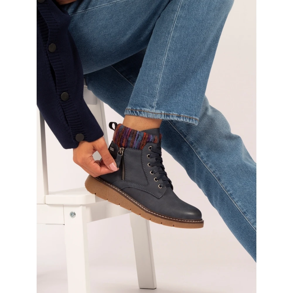 LUNAR California Navy Wide Fit Boot 2 LUNAR California Navy Wide Fit Boot - Image 2