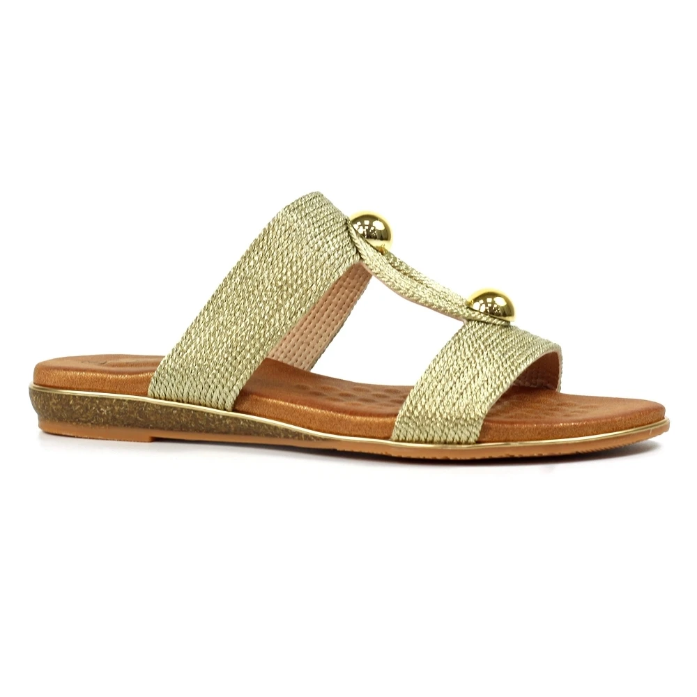 LUNAR Callow II Gold Sandal 4 LUNAR Callow II Gold Sandal - Image 4