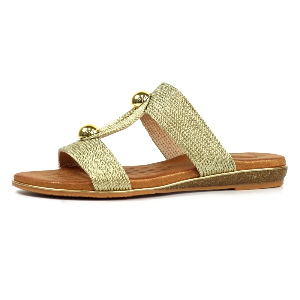 LUNAR Callow II Gold Sandal 5 LUNAR Callow II Gold Sandal - Image 5