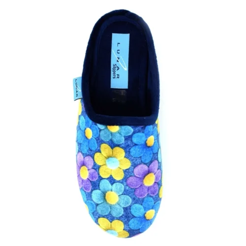 LUNAR Cameo Blue Mule Slipper -Slipper Supply Store cameo blue mule slipper p6098 363134 image