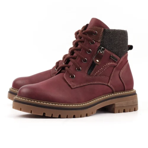 LUNAR Caramel Burgundy Waterproof Boot -Slipper Supply Store caramel burgundy waterproof boot p7729 444893 image